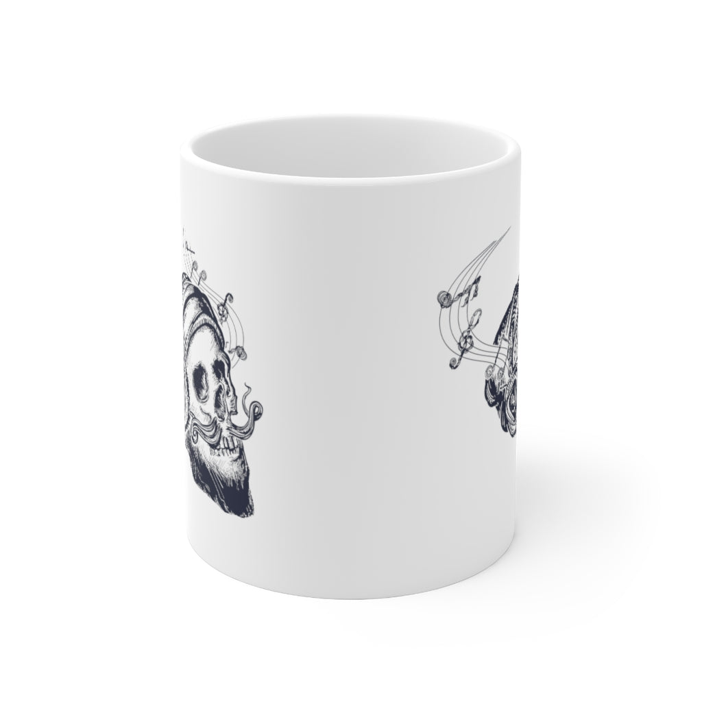 Skull Tunes 11oz White Mug