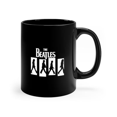 The Beatles 11oz Black Mug