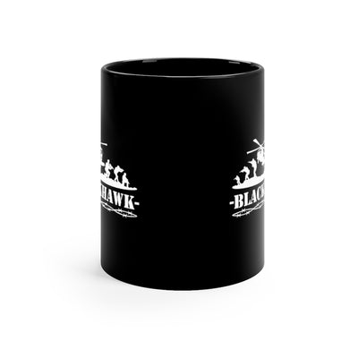 Blackhawk 11oz Black Mug