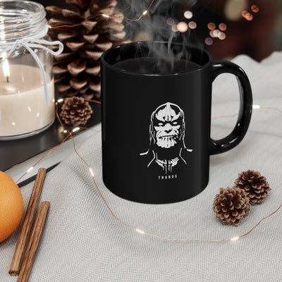 Thanos Face 11oz Black Mug