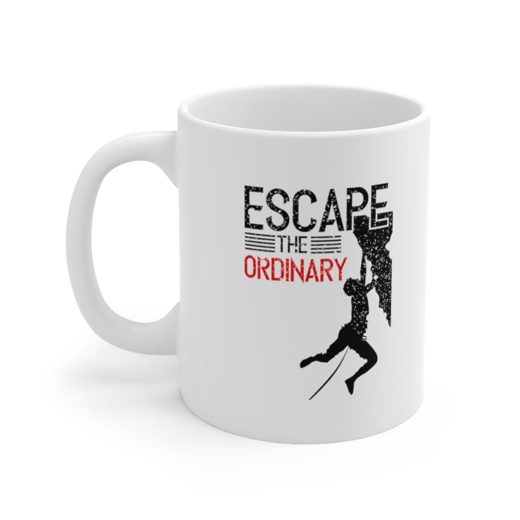 Escape The Ordinary 11oz White Mug