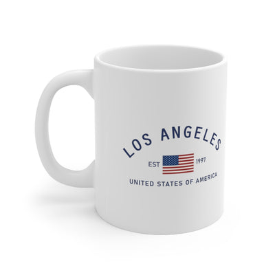 Los Angeles Est 1997 11oz White Mug