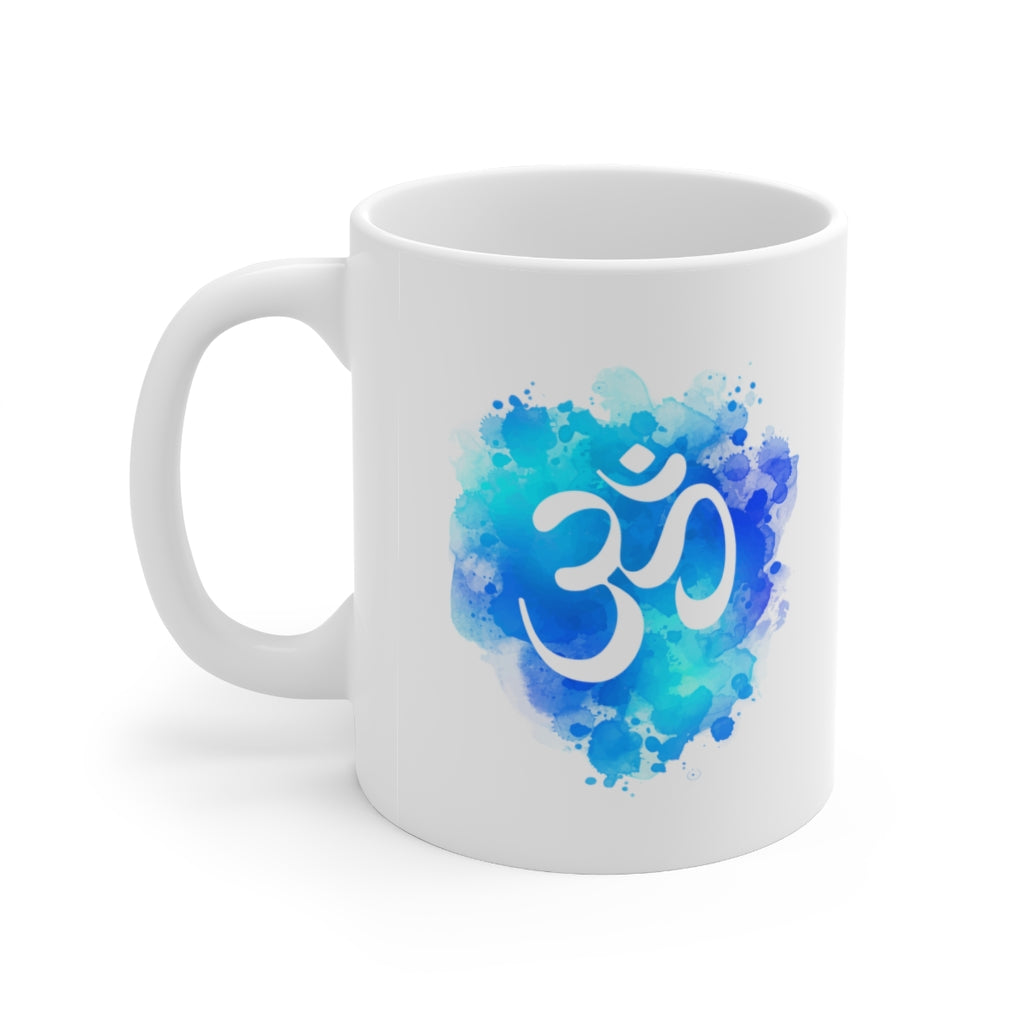 Yoga Aum 11oz White Mug