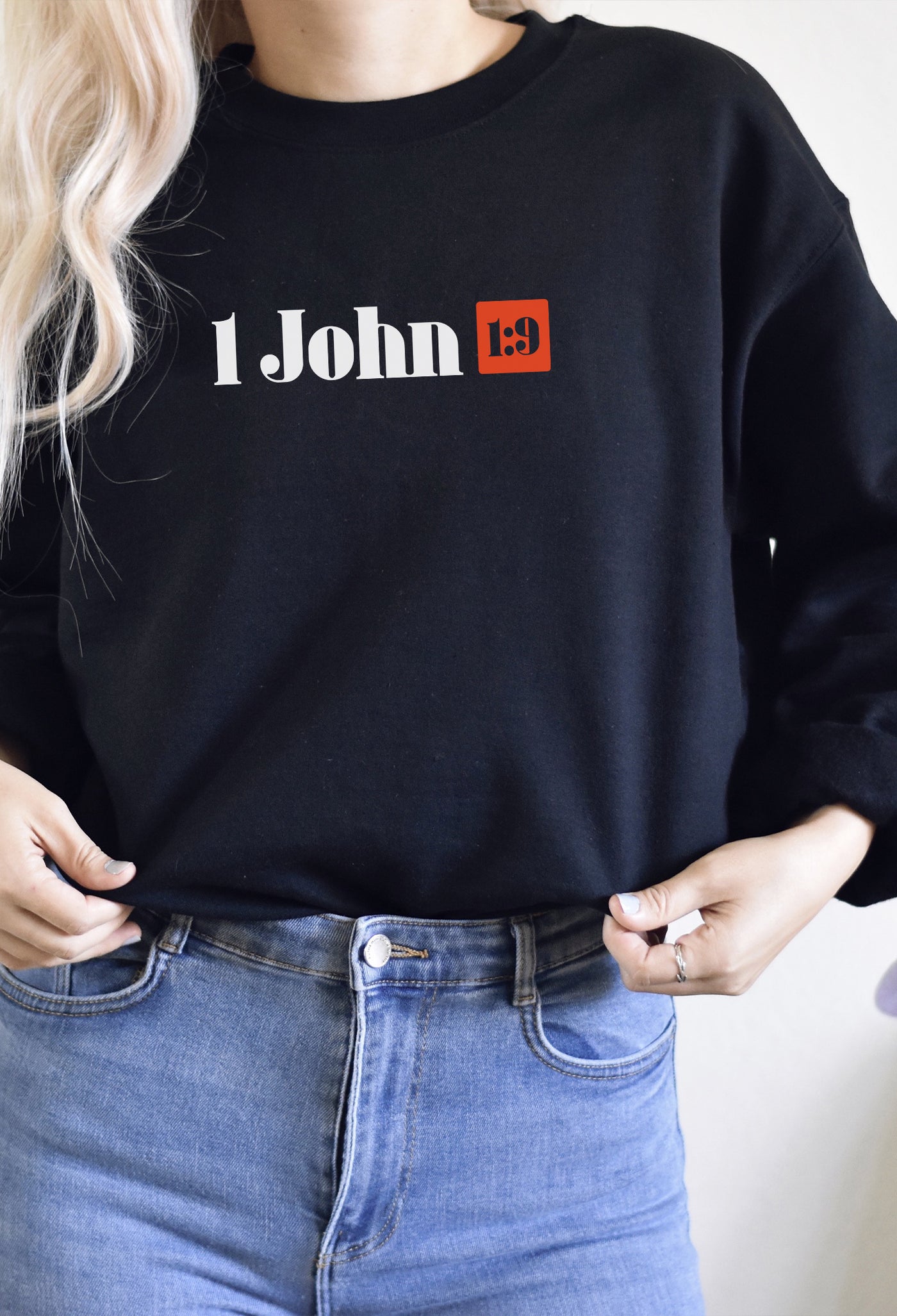 1 John 1:9 Sweater