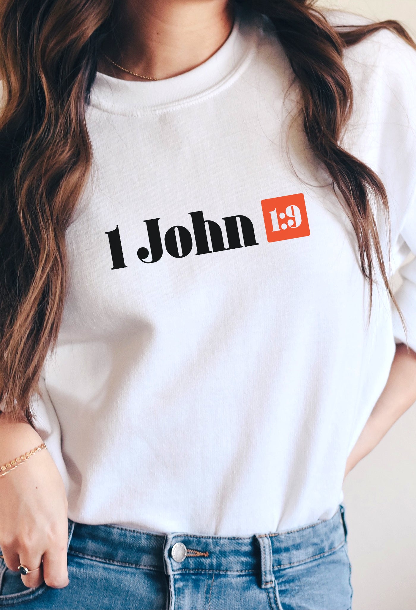 1 John 1:9 Sweater