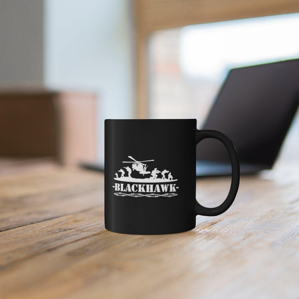 Blackhawk 11oz Black Mug