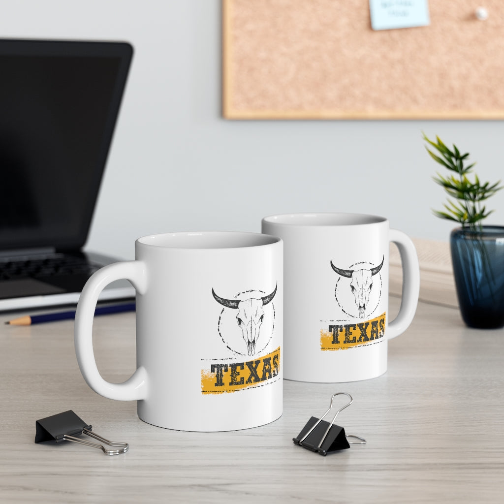 Texas 11oz White Mug