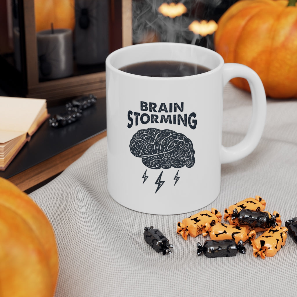 Brain Storming 11oz White Mug