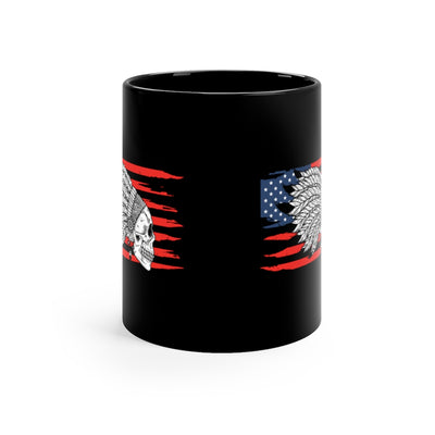 Native American 11oz Black Mug