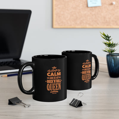 Rock'n'Roll Queen 11oz Black Mug