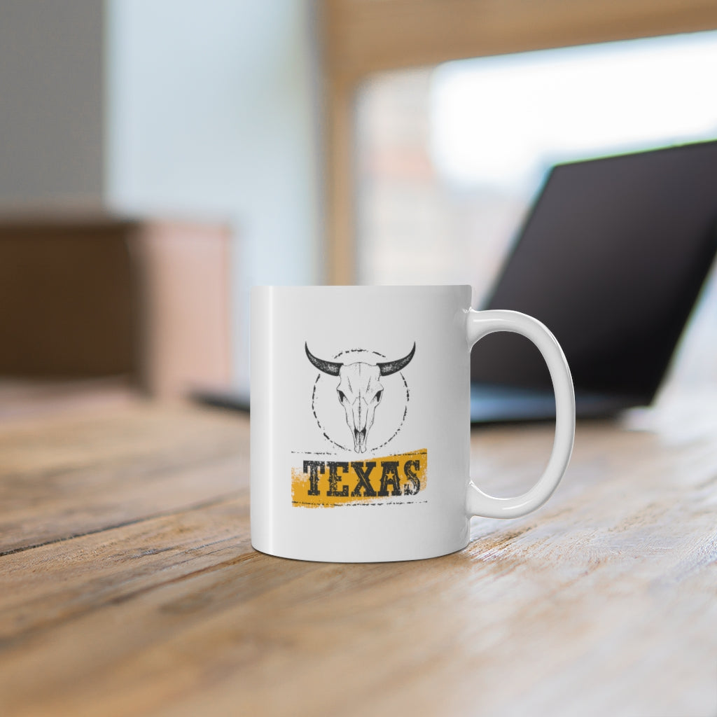 Texas 11oz White Mug