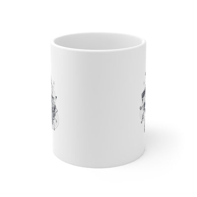 Hipster Music 11oz White Mug