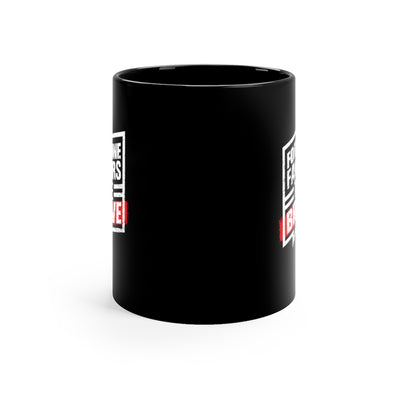 Fortune Favors The Brave Black 11 oz Mug