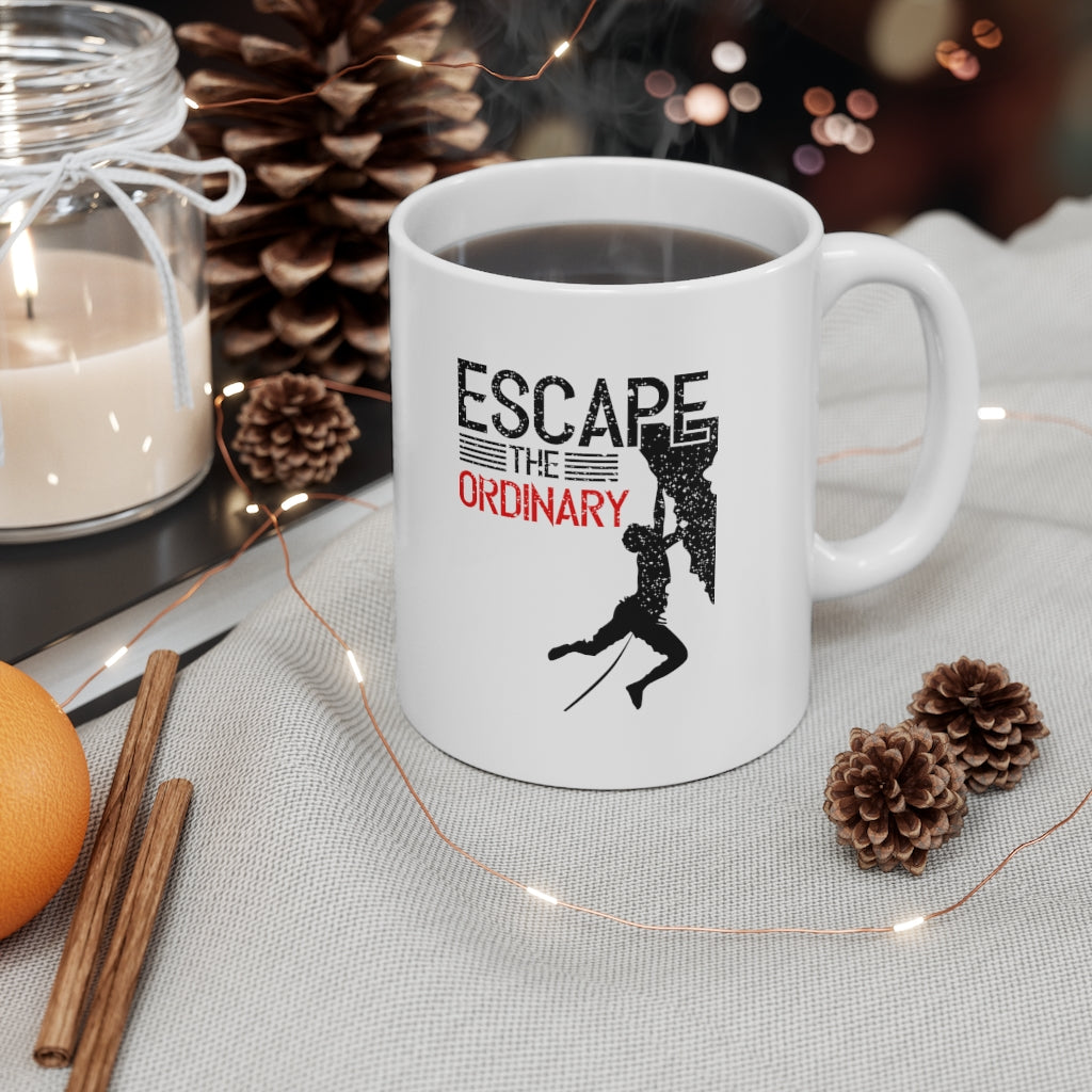 Escape The Ordinary 11oz White Mug