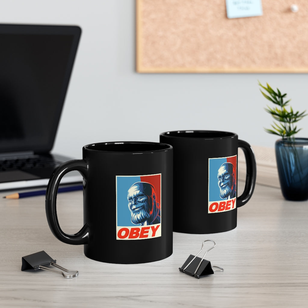 Obey 11oz Black Mug