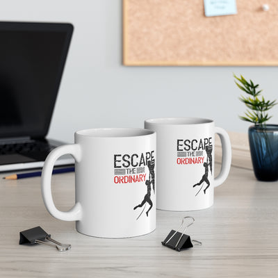 Escape The Ordinary 11oz White Mug