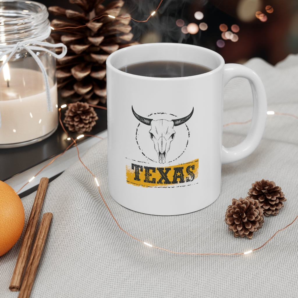 Texas 11oz White Mug