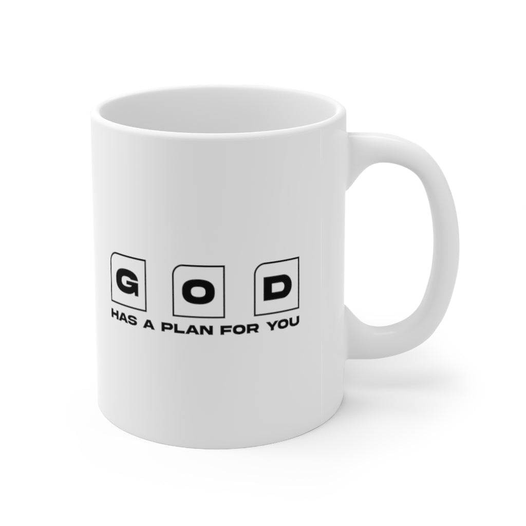 God Has A Plan For You 11oz White Mug