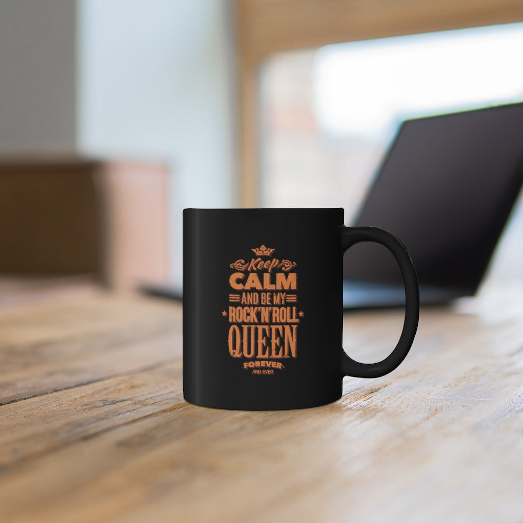 Rock'n'Roll Queen 11oz Black Mug