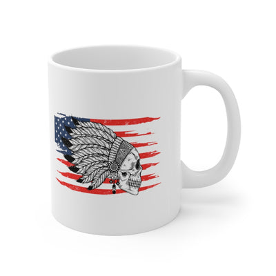 Native American 11oz White Mug