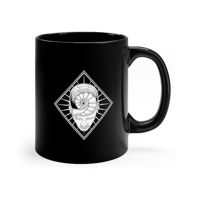 Mindfulness 11oz Black Mug