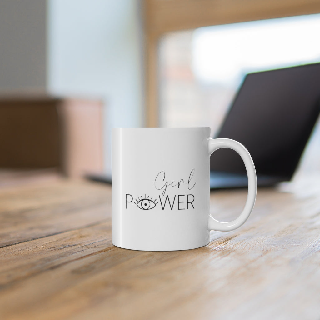 Girl Power V1  11oz White Mug