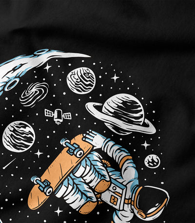 Astronaut Skateboarding On The Moon Tee