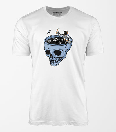 Astronauts in the skull pool Tee