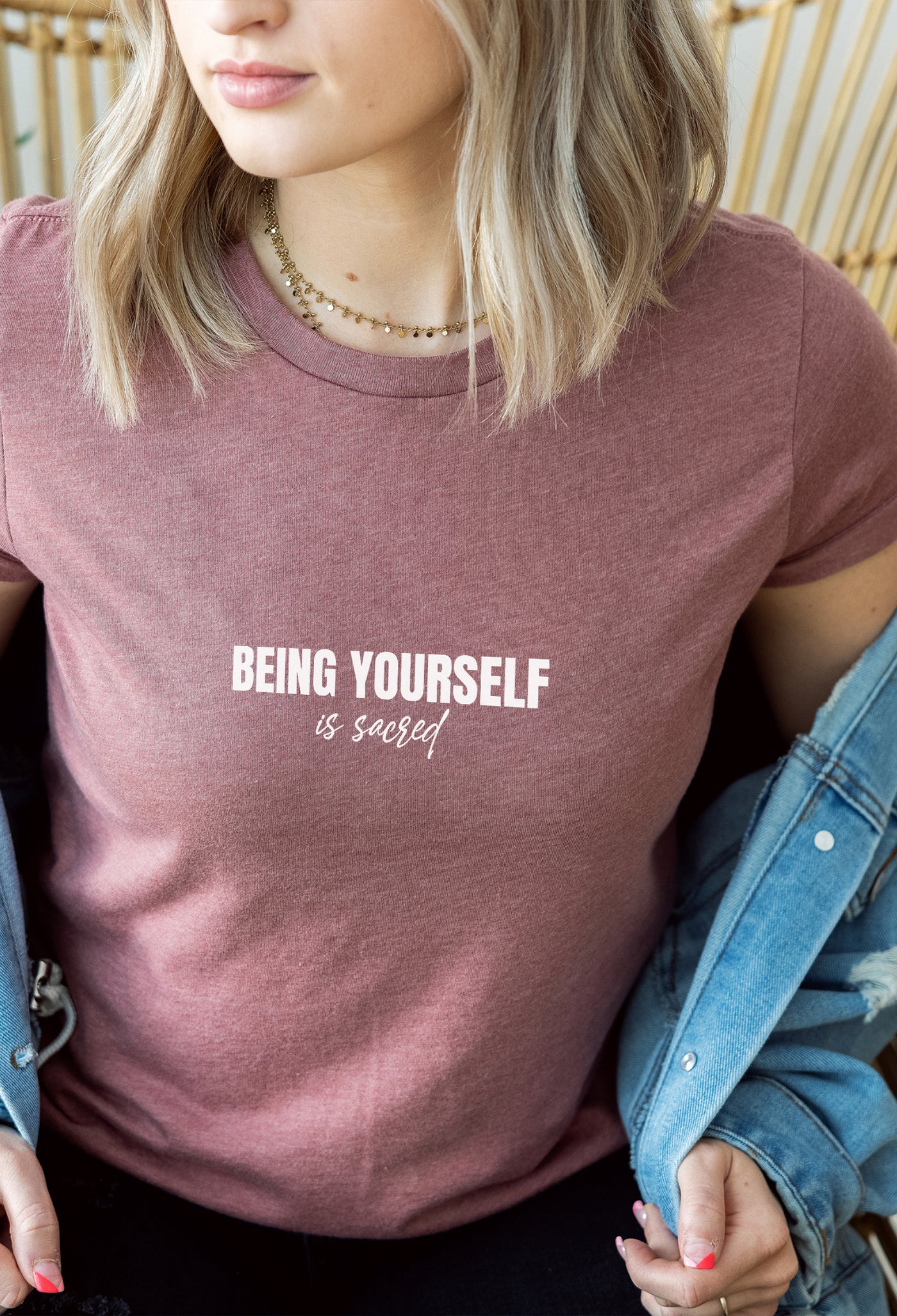 Being Yourself is Sacred Tee