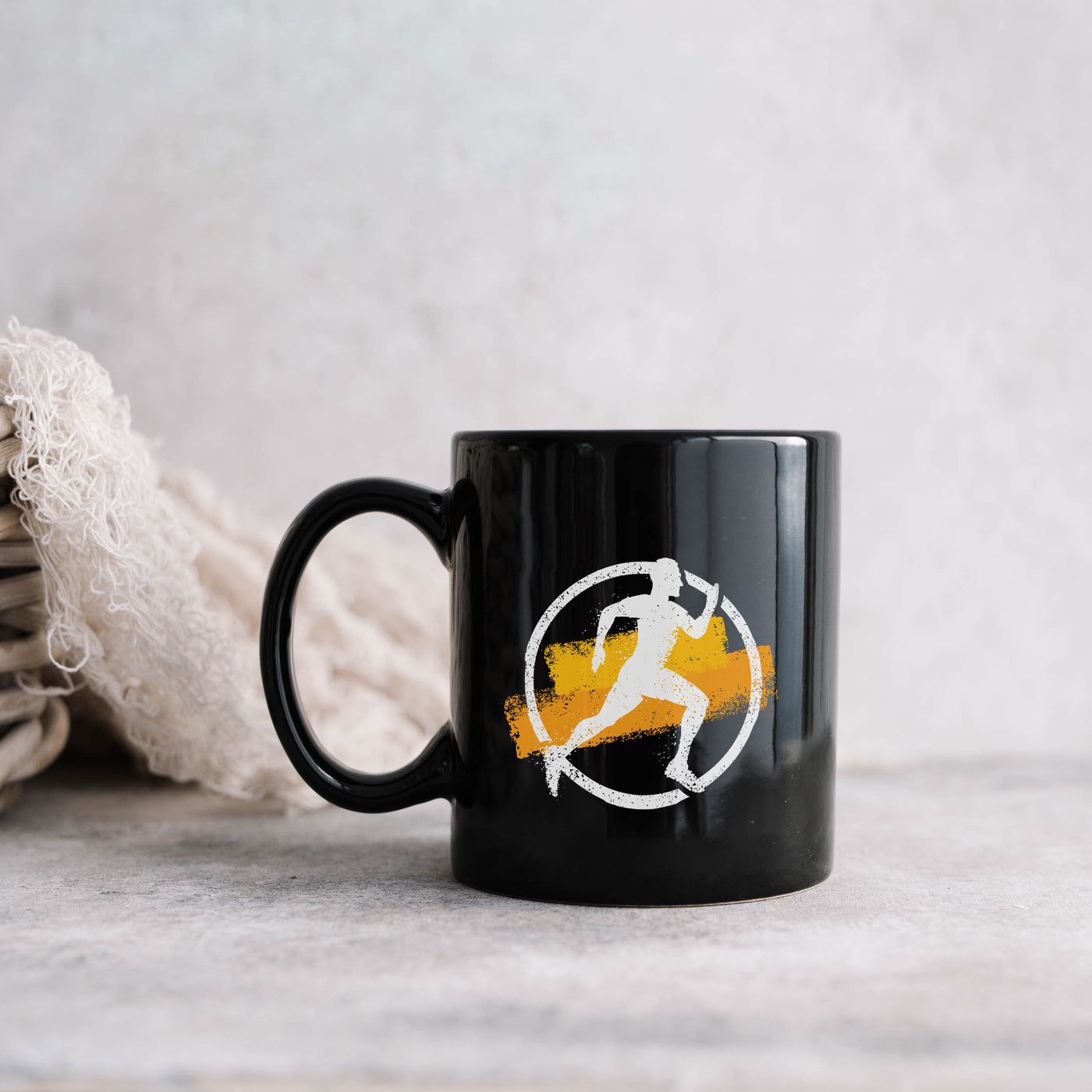 Born To Run 11oz Black Mug