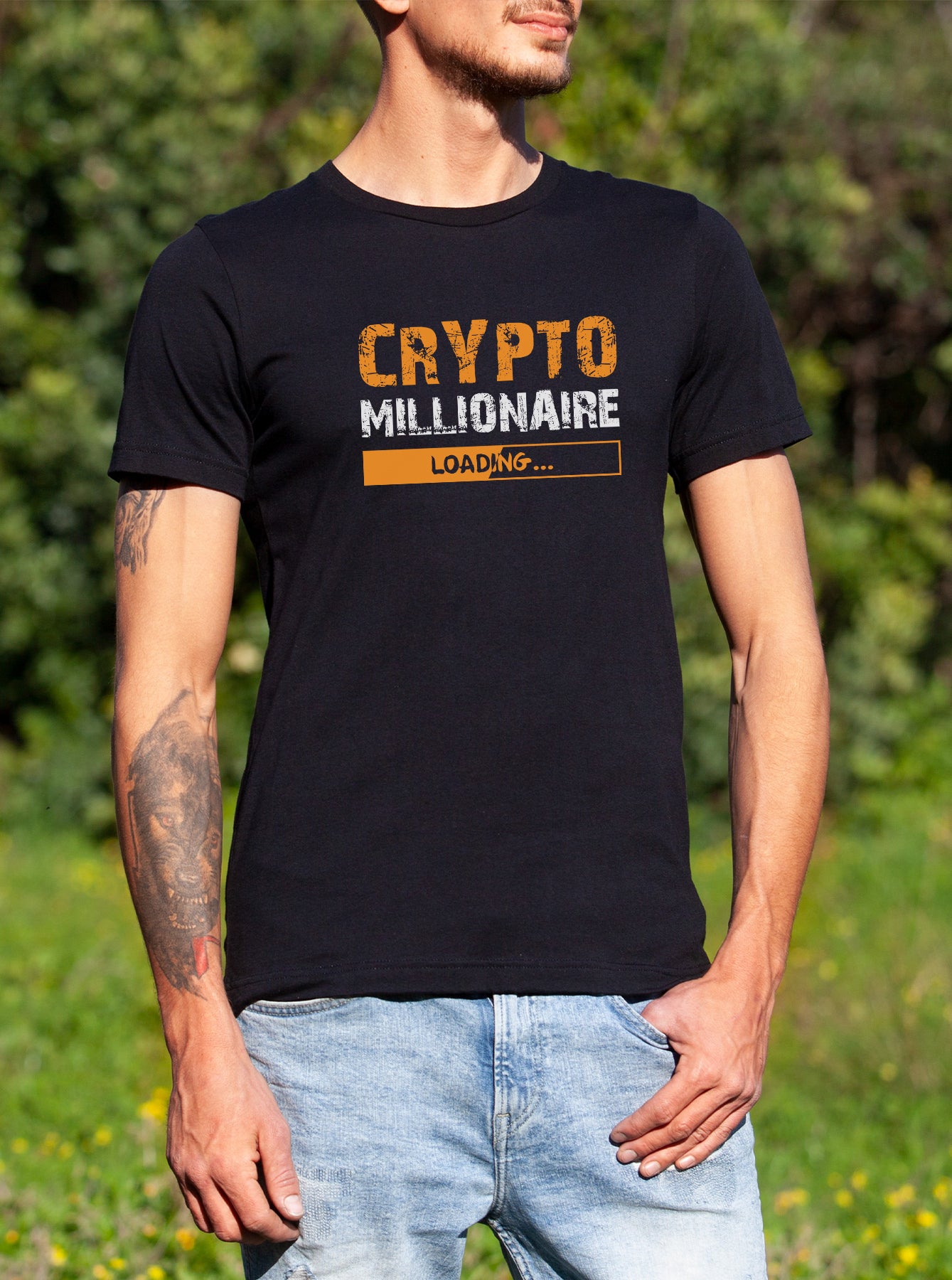 Crypto Millionaire Loading Tee