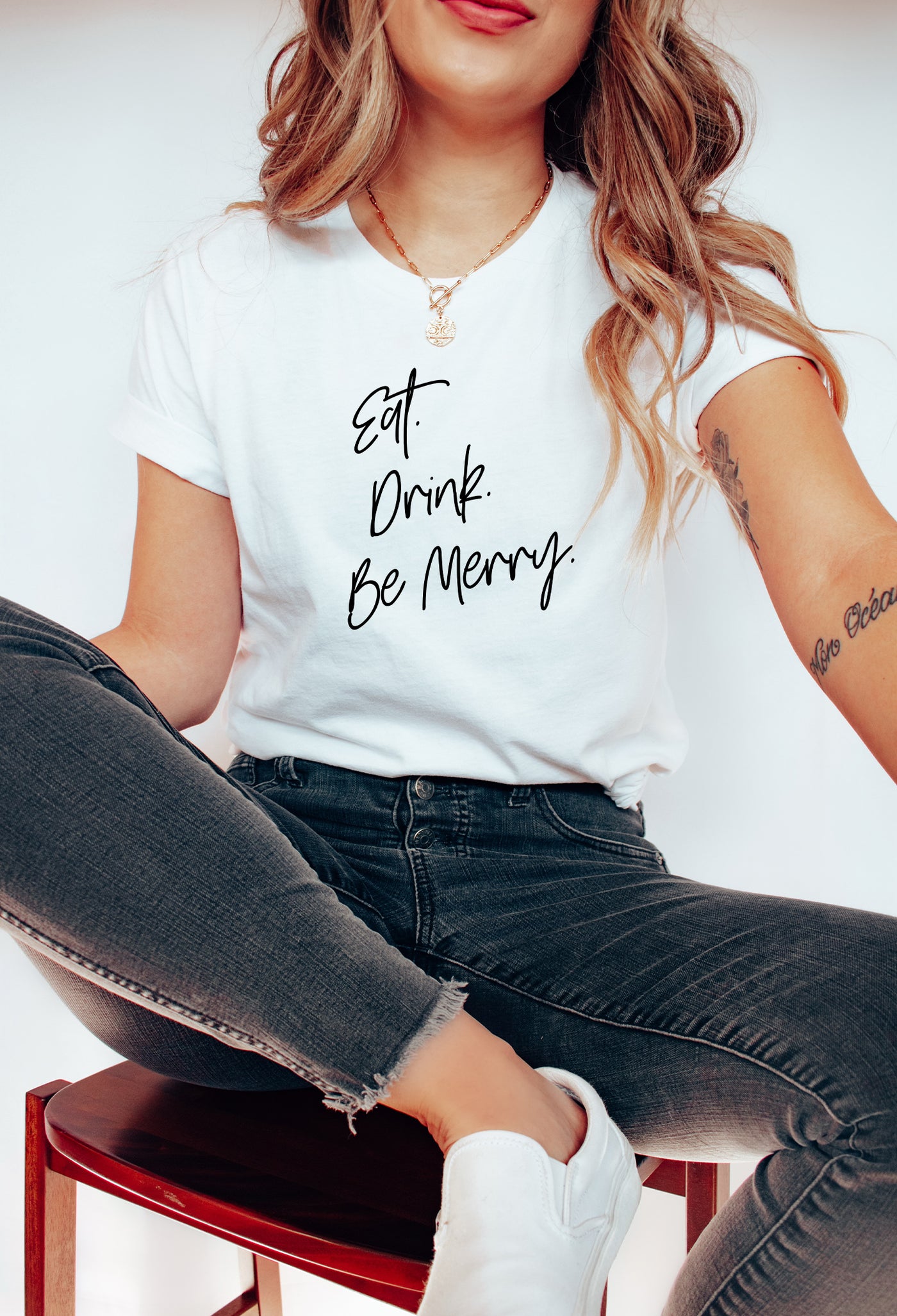 Eat Drink And Be Merry Tee