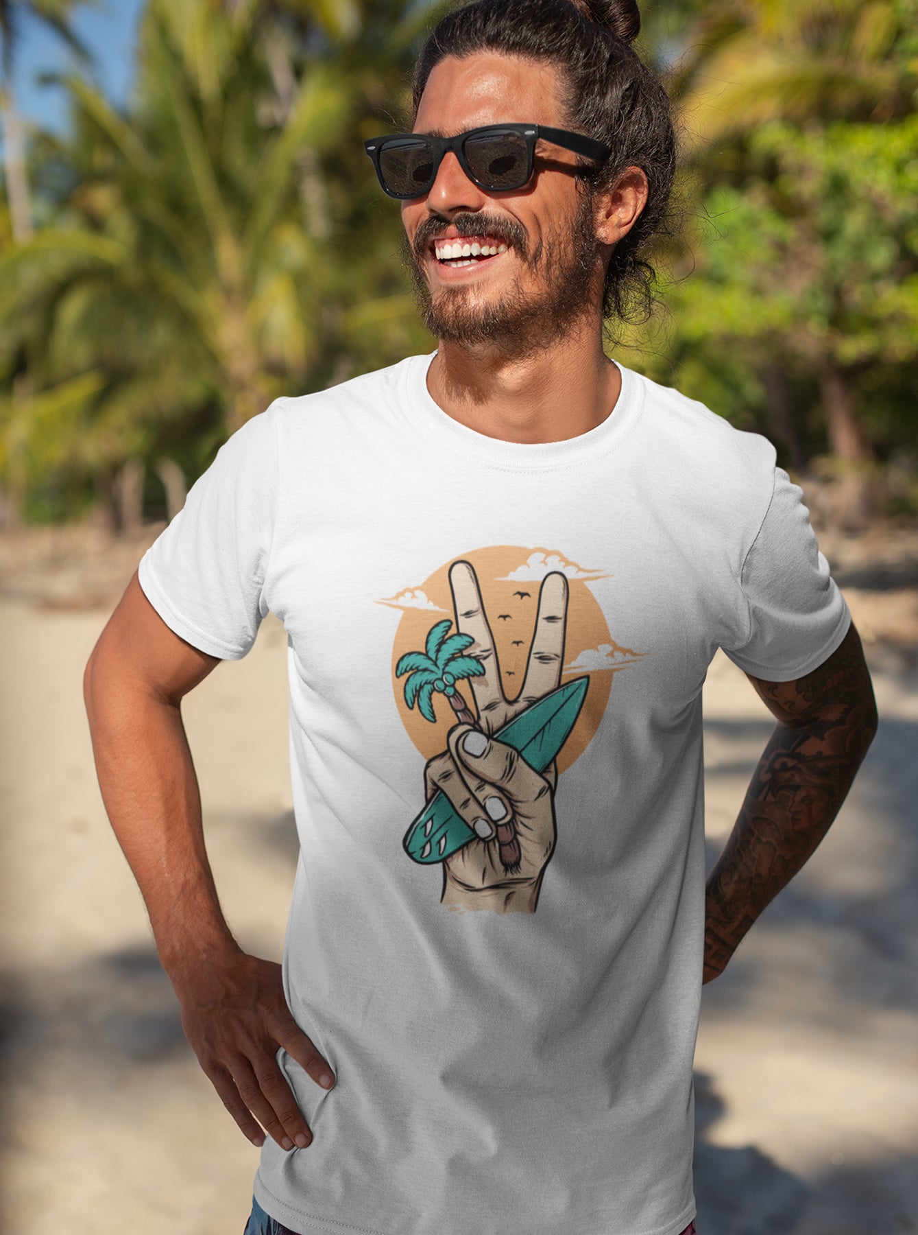 Feel Peace On The Beach Tee