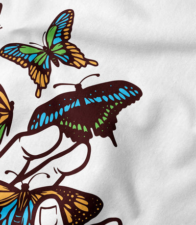 Hand And Butterfly Tee