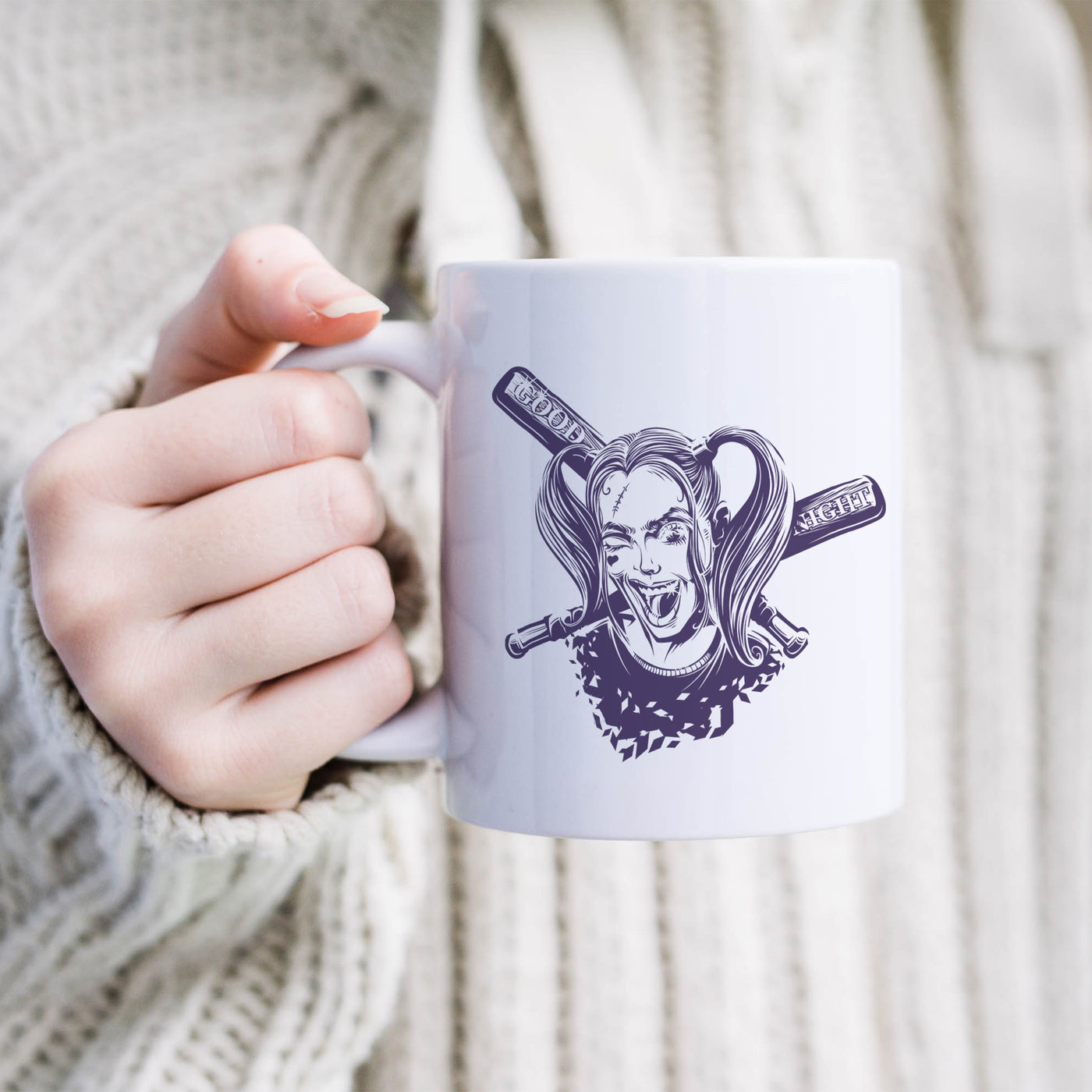 Harley Quinn v3 11oz White Mug