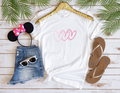 Heart Heart Heart Tee