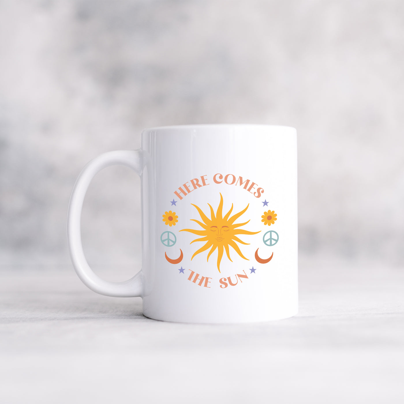 Here Comes The Sun 11oz White Mug