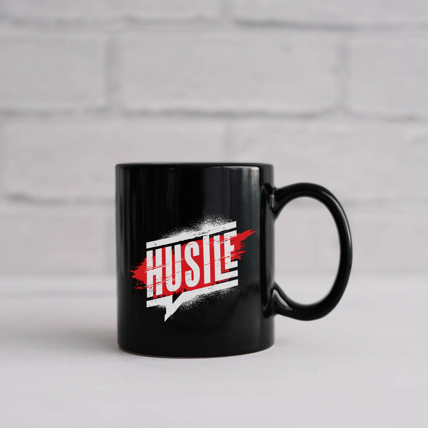 Hustle 11oz Black Mug