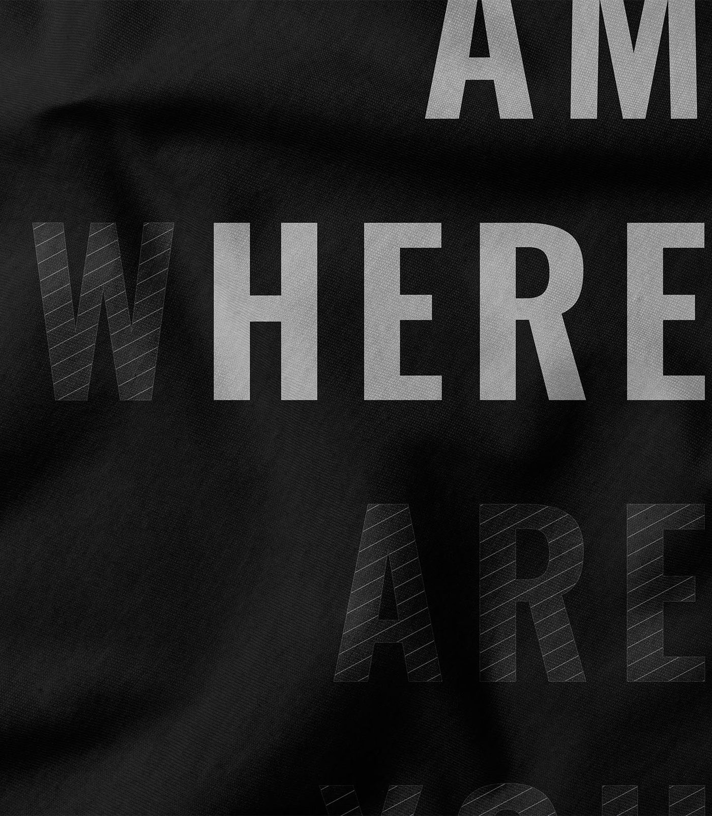 I Am Here Where Are You? Tee