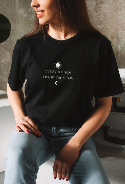 Live By The Sun Love By The Moon Tee