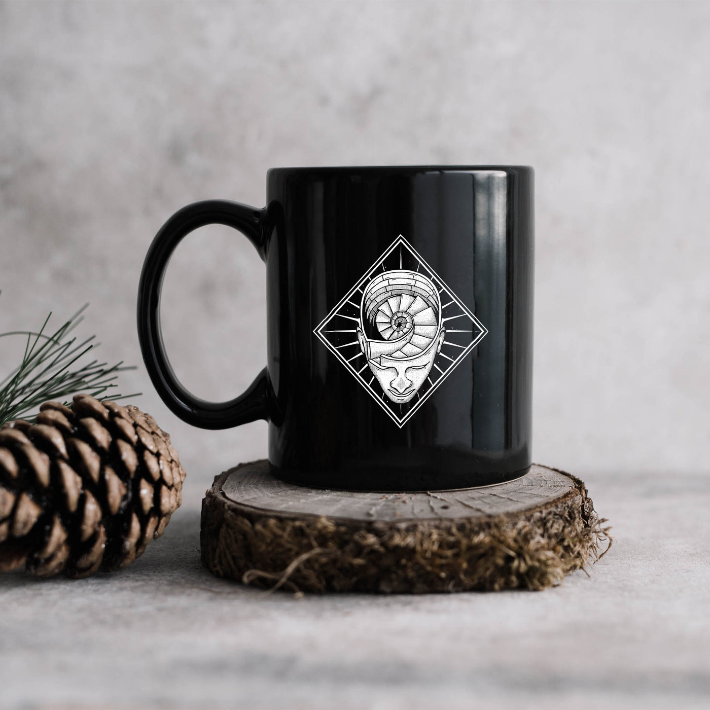 Mindfulness 11oz Black Mug