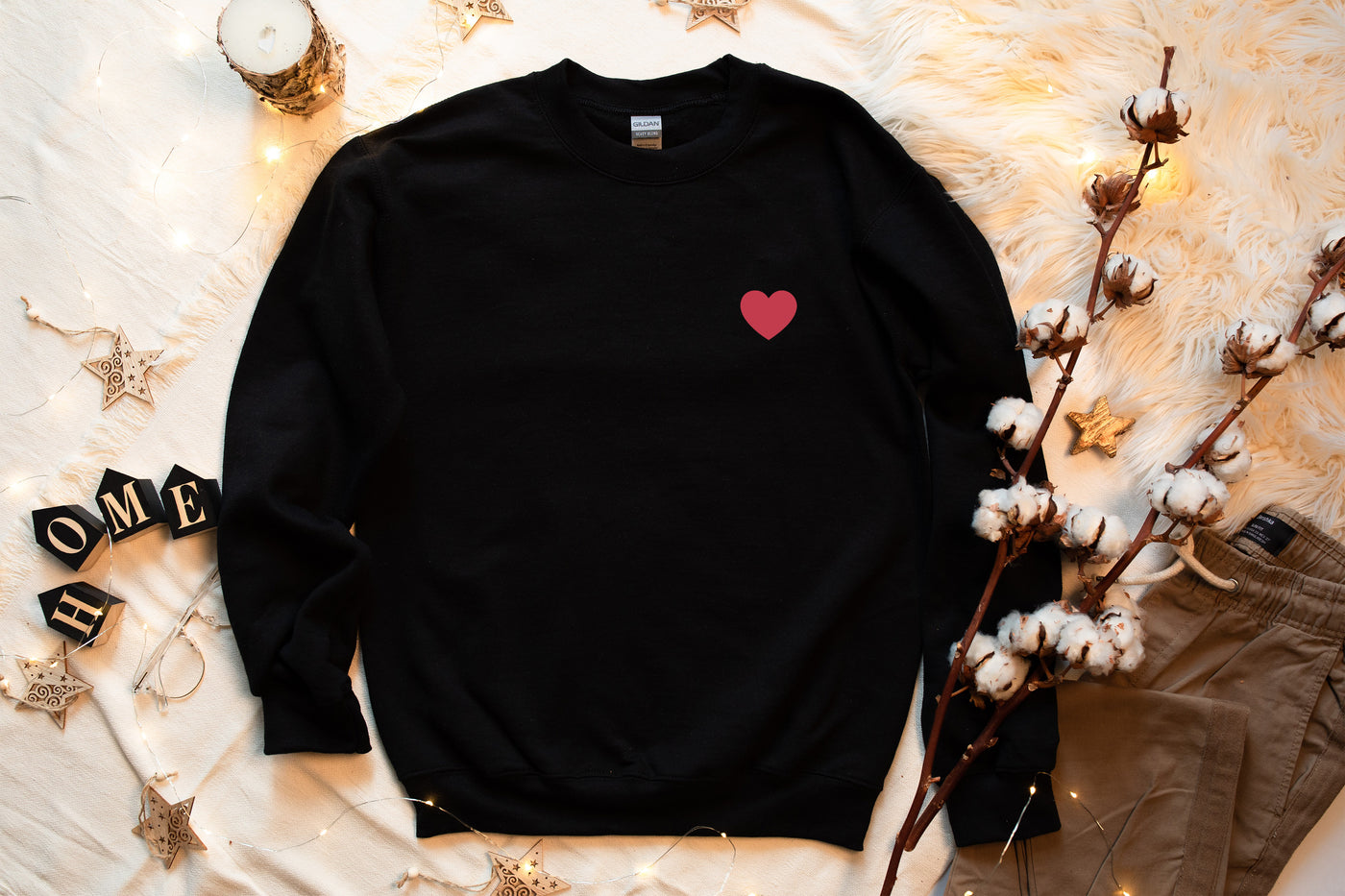 Pink Heart Sweater