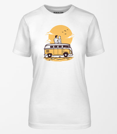 Romantic On The Car Tee