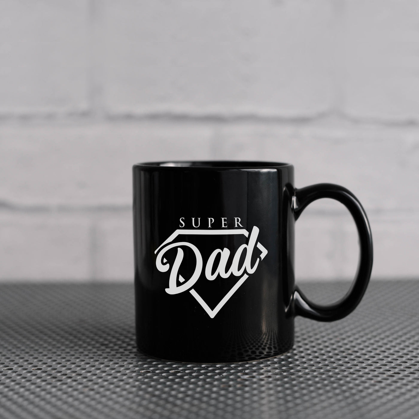 Super Dad 11oz Black Mug