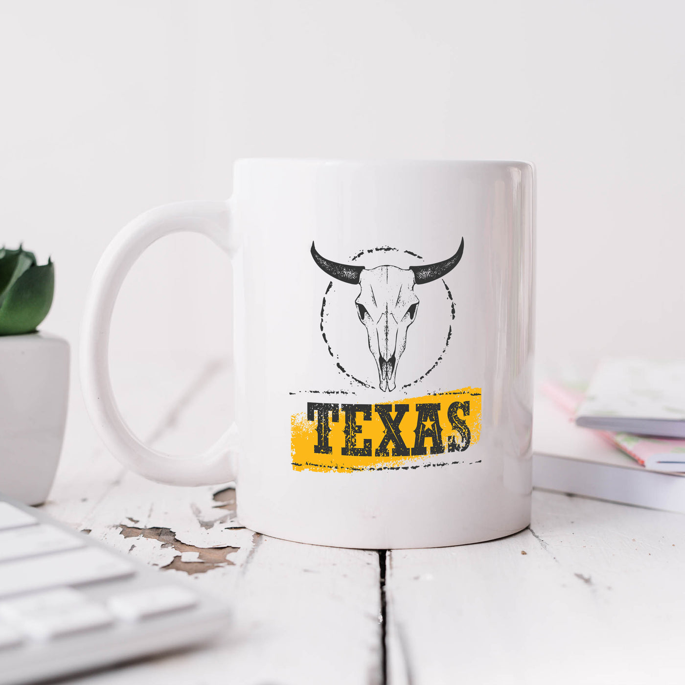 Texas 11oz White Mug