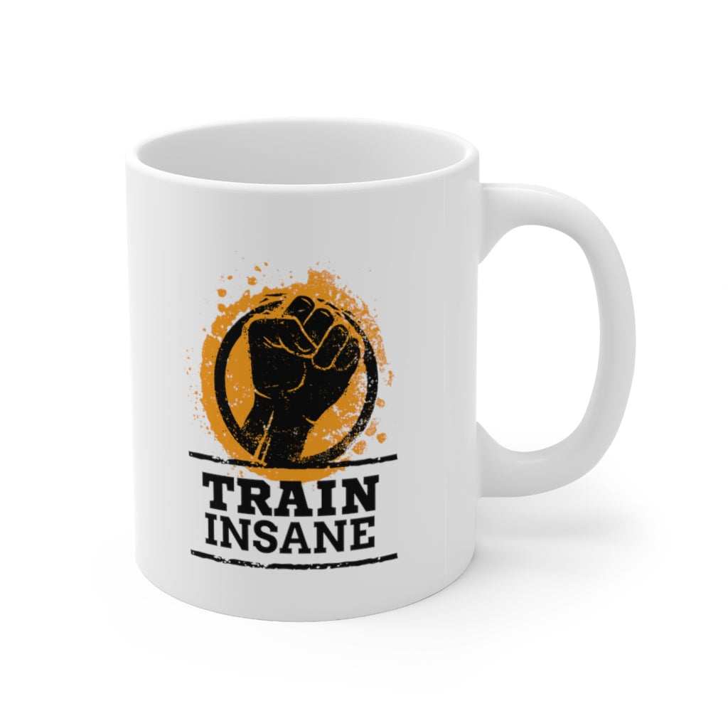 Train Insane 11oz White Mug