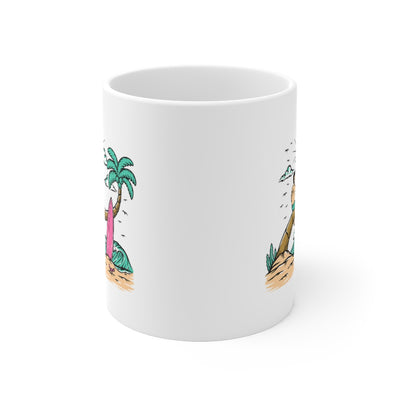 Romantic On The Beach 11oz White Mug