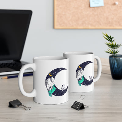 Dating On The Moon 11oz White Mug