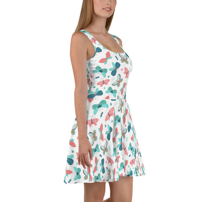 Butterflies Skater Dress