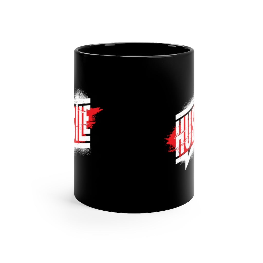 Hustle 11oz Black Mug